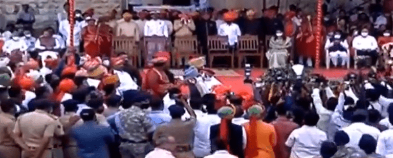 करवीरनगरीत पारंपरिक विजयादशमीचा सण शाही थाटात आणि उत्साहात संपन्न