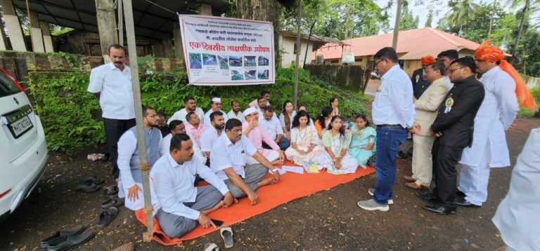 सिंधुदुर्ग- राष्ट्रवादीच्या बावतीस फर्नांडिस यांचे आश्वासनाअंती ऊपोषण तूर्तास स्थगीत