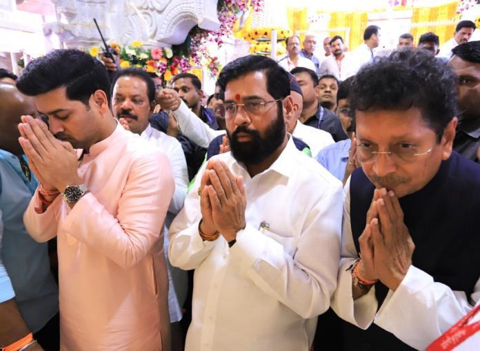 आंगणेवाडी येथील श्री देवी भराडी मातेचे मुख्यमंत्र्यांनी घेतले दर्शन