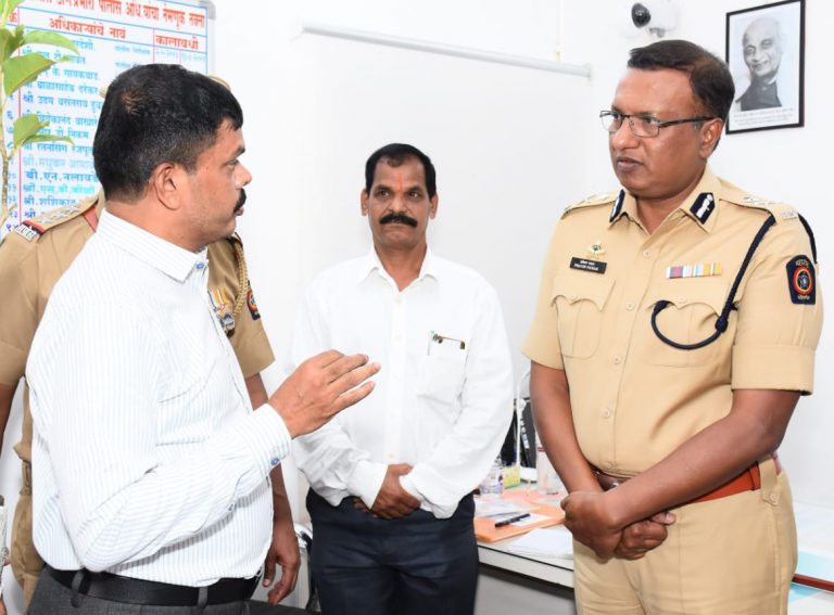 लोकराज्य मंचतर्फे पोलिस महानिरीक्षकांचे स्वागत