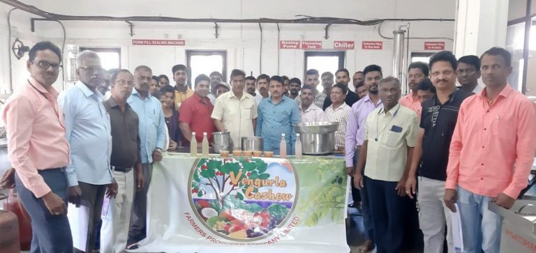 काजू बोंडू प्रशिक्षण संपन्न