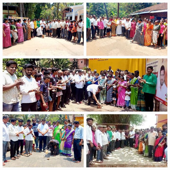 आ. वैभव नाईक यांच्या हस्ते मालवण शहरातील विकास कामांची भूमिपूजने आ. वैभव नाईक यांच्या हस्ते मालवण शहरातील ४१ लाखाच्या विकास कामांची भूमिपूजने