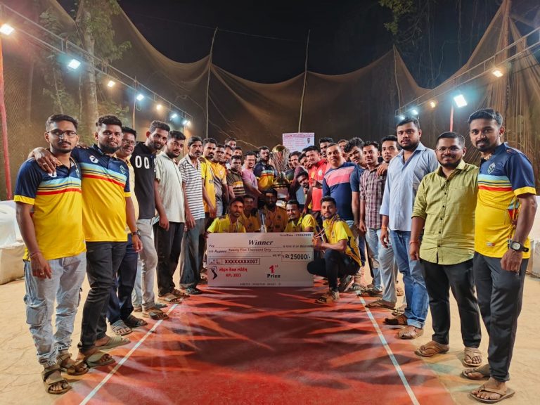 पावशी येथे सोहम तेजस स्पोर्टस आयोजित बॉक्स अंडरआर्म क्रिकेट स्पर्धा संपन्न