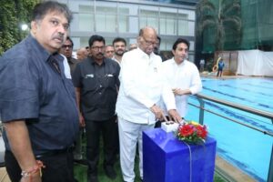 शरद पवारांच्या हस्ते गरवारे क्लबमधील अत्याधुनिक क्रीडासुविधांचा भव्य शुभारंभ