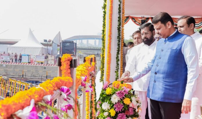 TBM1 ऑरेंज गेट–मरीन ड्राईव्ह भुयारी मार्गासाठी TBM यंत्रणेला मुख्यमंत्री फडणवीस यांचा शुभारंभ