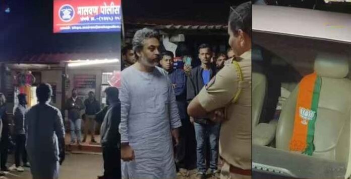 भाजप पदाधिकाऱ्याच्या गाडीत घबाड सापडलं भाजप पदाधिकाऱ्याच्या गाडीत घबाड सापडलं; निलेश राणे आक्रमक