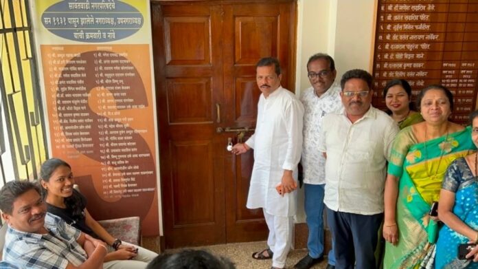 सावंतवाडी नगरपरिषदेचे नगराध्यक्ष दालन बंद