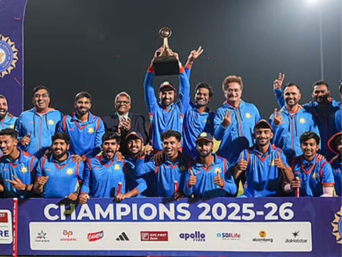 विदर्भाने प्रथमच विजय हजारे ट्रॉफी जिंकली, सौराष्ट्राचा ३८ धावांनी पराभव