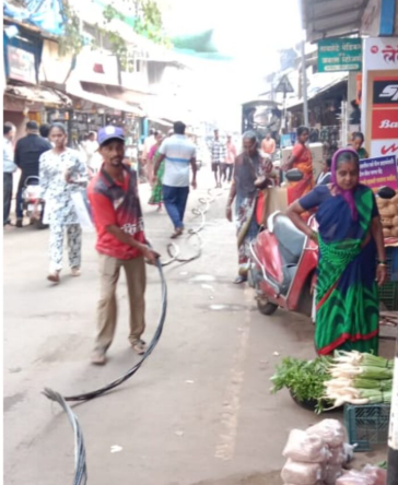 एबीसी केबल काम प्राधान्यक्रमाने सुरू कणकवली शहरात धोकादायक विद्युत तारांची जागा घेणार एबीसी केबल !