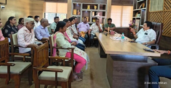 कणकवली नगरपंचायतीचा कारभार गतिमान करा; दिरंगाई खपवून घेतली जाणार नाही – नगराध्यक्ष संदेश पारकर