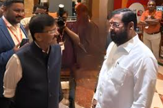 मुंबईत संजय राऊत – एकनाथ शिंदे भेट मुंबईत संजय राऊत – एकनाथ शिंदे भेट