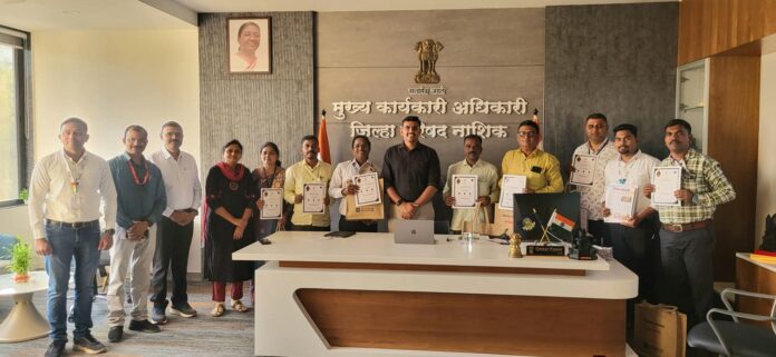 विनोबा ॲपमधील नाविन्यपूर्ण शैक्षणिक उपक्रमांसाठी शिक्षकांचा सन्मान विनोबा ॲपमधील नाविन्यपूर्ण शैक्षणिक उपक्रमांसाठी शिक्षकांचा सन्मान