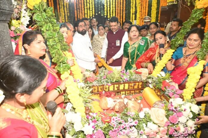 दुर्गतीर्थ किल्ले शिवनेरी येथे शिवजयंतीनिमित्त मुख्यमंत्री देवेंद्र फडणवीस यांची उपस्थिती