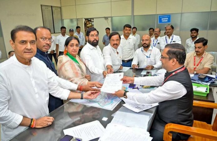 बारामती पोटनिवडणुकीसाठी सुनेत्राताई पवार यांचा उमेदवारी अर्ज दाखल