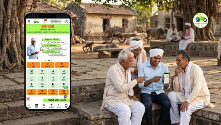 शेतकऱ्यांची खरी डिजिटल क्रांती — 'कृषी क्रांती' अ‍ॅप