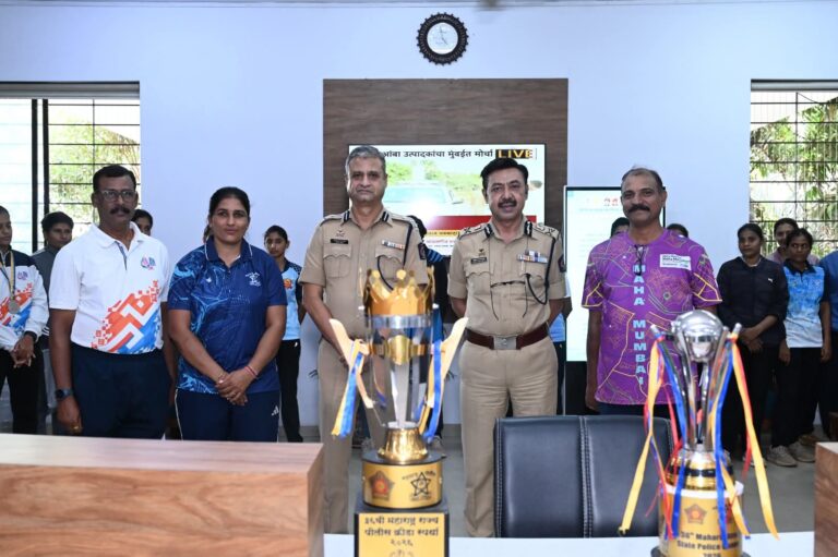 महाराष्ट्र राज्य पोलीस क्रीडा स्पर्धेत ठाणे शहर पोलीस दलाची दमदार कामगिरी
