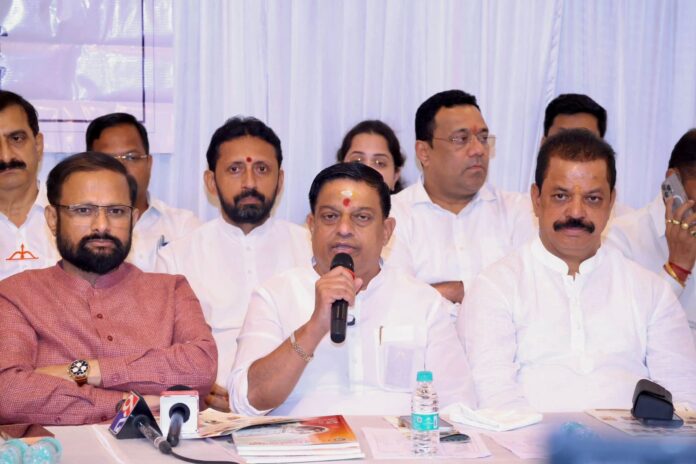 ठाणे जिल्हा मध्यवर्ती सहकारी बँक निवडणुकीच्या पार्श्वभूमीवर सहकार पॅनेलची पत्रकार परिषद संपन्न