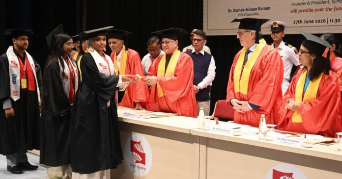 सिम्बायोसिस आंतरराष्ट्रीय विद्यार्थी पदवीदान समारंभ-२०२६ उत्साहात संपन्न