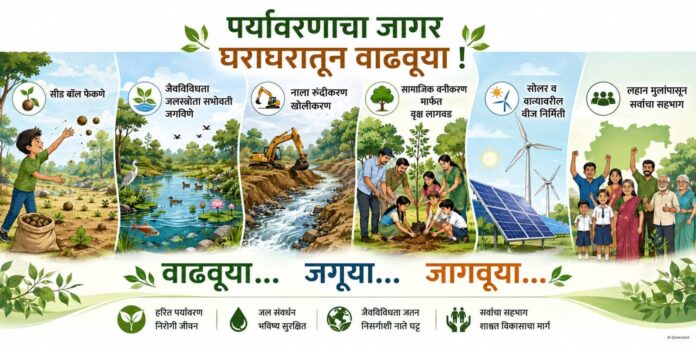 ५ जून : जागतिक पर्यावरण दिन; निसर्ग संवर्धनाची सामूहिक जबाबदारी