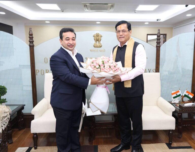 केंद्रीय मंत्री सर्बानंद सोनोवाल यांची नितेश राणे यांनी घेतली भेट