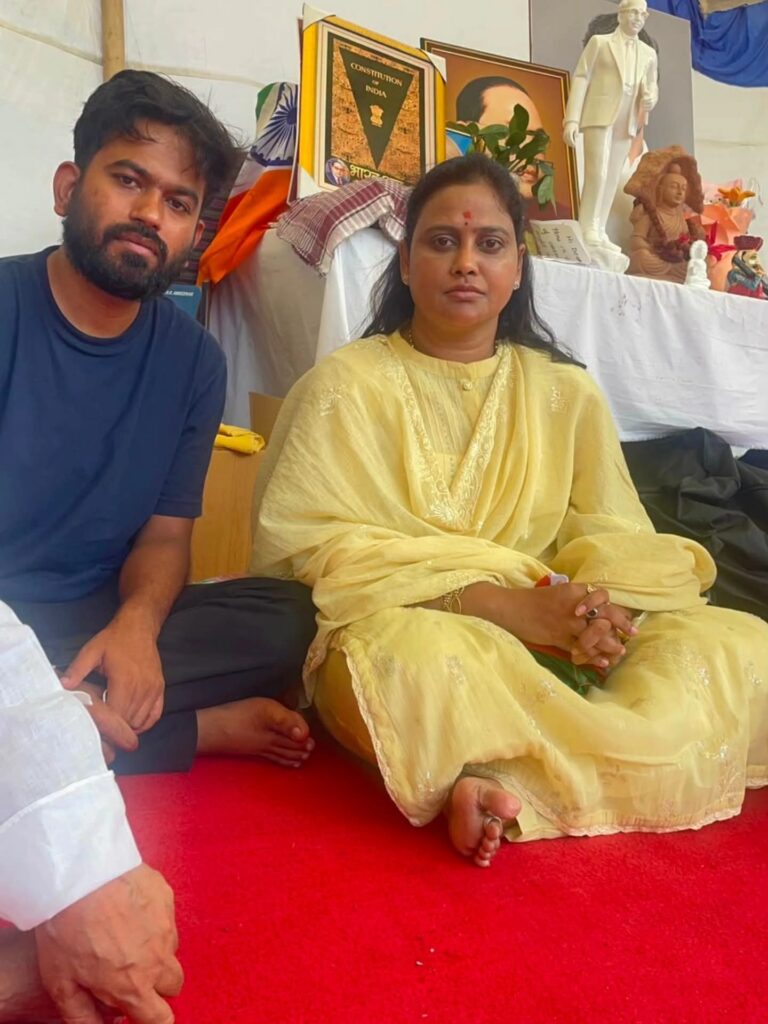भावना घाणेकर (उरण नगराध्यक्षा ncp) दिल्लीतील विद्यार्थी आंदोलनाला भेट