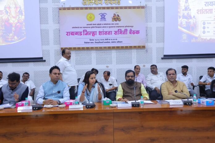 गणेशोत्सवात वीज, पाणी, वाहतूक व सुरक्षेच्या उपाययोजना काटेकोरपणे राबवा - पालकमंत्री भरतशेठ गोगावले