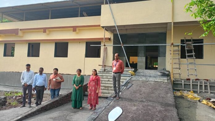 पेण तालुक्यातील बांधकामाधीन प्राथमिक आरोग्य केंद्रांची नेहा भोसले यांच्याकडून पाहणी