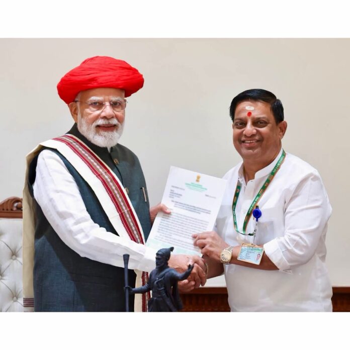 भिवंडीच्या विविध प्रलंबित प्रश्नांबाबत खासदार बाळ्या मामा मात्रे यांची पंतप्रधान मोदी यांच्याकडे आग्रही मागणी