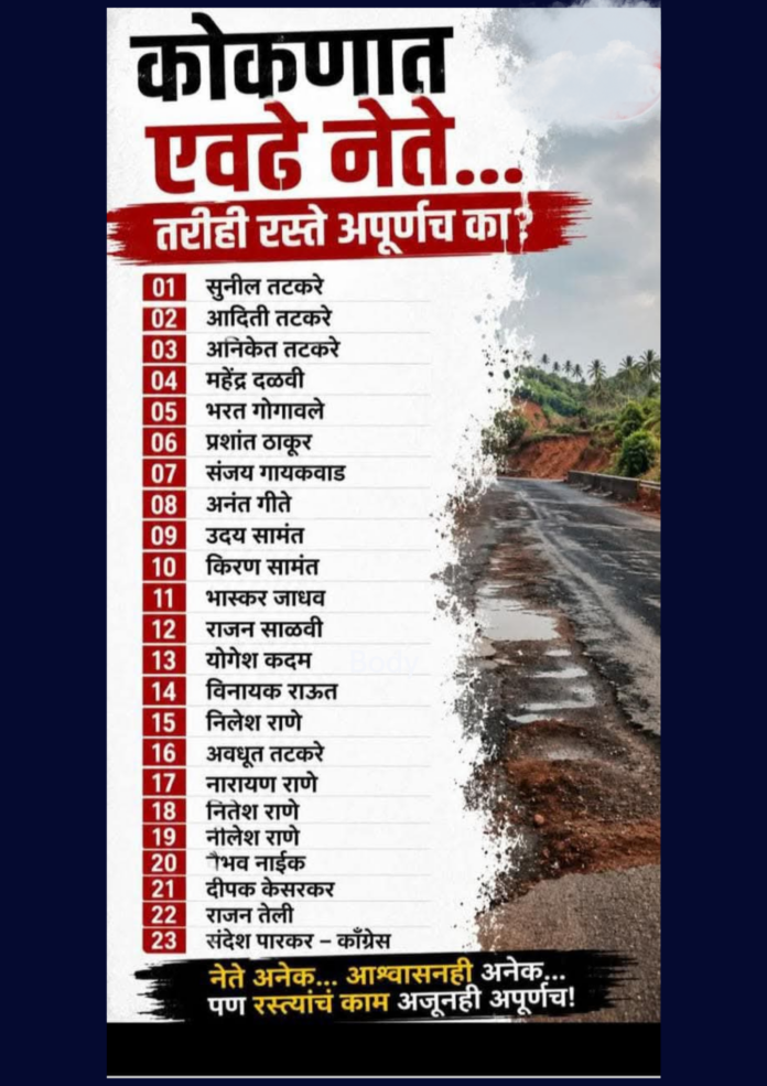 मुंबई-गोवा महामार्ग : पाहण्या, बैठका आणि आरोप-प्रत्यारोप; गणेशोत्सवापूर्वी पुन्हा राजकारण तापले
