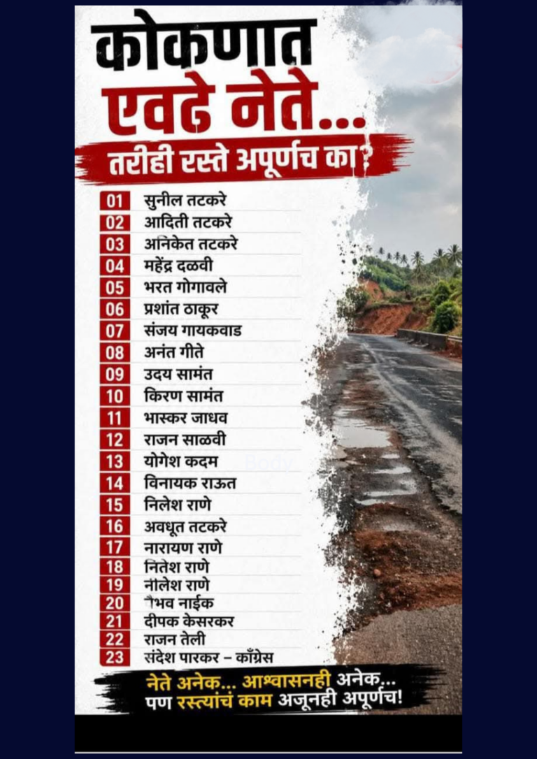 मुंबई-गोवा महामार्ग : पाहण्या, बैठका आणि आरोप-प्रत्यारोप; गणेशोत्सवापूर्वी पुन्हा राजकारण तापले
