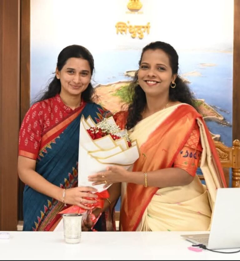 डॉ. अपूर्वा बासूर सिंधुदुर्ग जिल्हा परिषदेच्या मुख्य कार्यकारी अधिकारीपदी रुजू