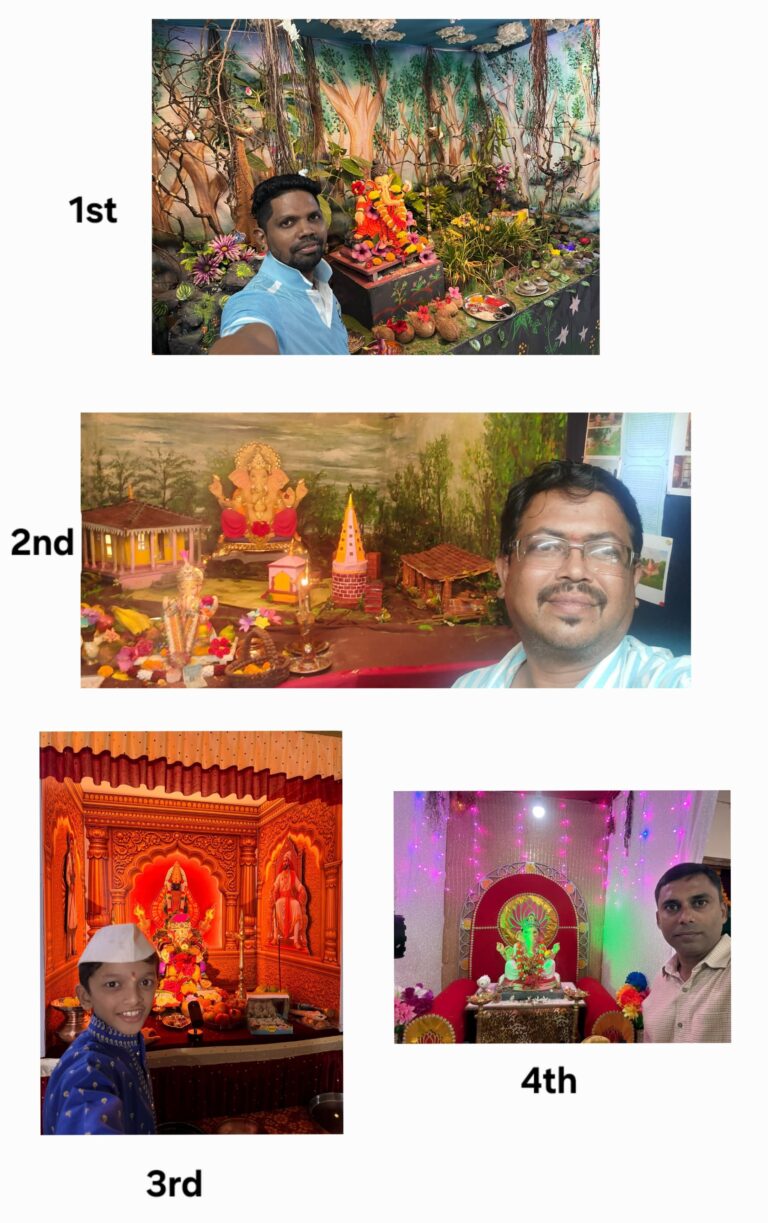 दशानेमा गुजर युवक संस्था, दापोली आयोजित ‘सेल्फी विथ बाप्पा’ स्पर्धेला उदंड प्रतिसाद