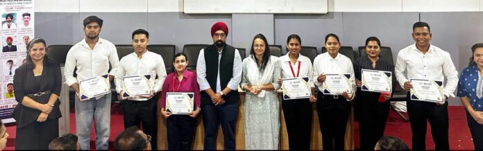 अलिबागच्या IESP पहिल्या बॅचमधील ७ विद्यार्थ्यांची नवी मुंबई आंतरराष्ट्रीय विमानतळावर नोकरीसाठी निवड