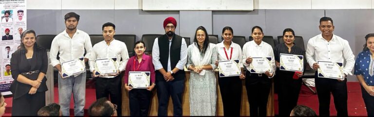 अलिबागच्या IESP पहिल्या बॅचमधील ७ विद्यार्थ्यांची नवी मुंबई आंतरराष्ट्रीय विमानतळावर नोकरीसाठी निवड