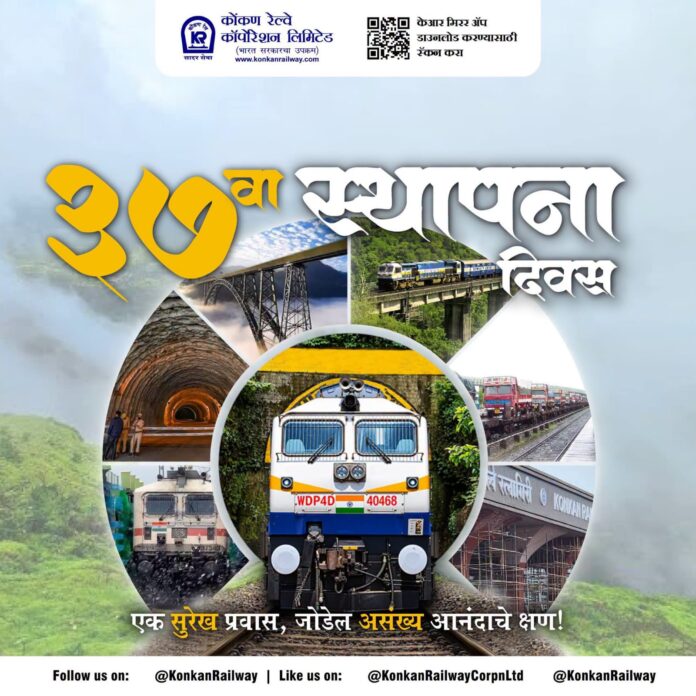 उत्कृष्टता, समर्पण आणि प्रगतीची ३७ वर्षे! रेल्वे सेवेचा अविस्मरणीय प्रवास