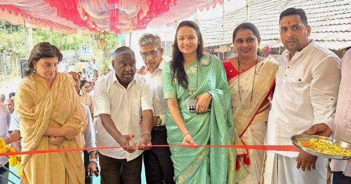 नवगाव येथे भवानी माता मंदिराचा भव्य उद्घाटन सोहळा उत्साहात संपन्न 
